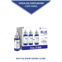 Zigavus Blue Saç Bakım Serumu 3x33 Ml (3 Al 2 Öde) - Mavi Su