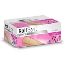 Rollbant Klasik Ekonomik Tekstil Yara Bandı 30 Kutu(10'lu)