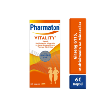 Pharmaton Vitality Multivitamin 60 Kapsül - Takviye Edici Gıda