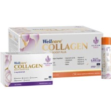 Wellcare Collagen Beauty Plus 5500 mg Frenk Üzümü Portakal Likit 30 Tüp x 40 ml + 30 Kapsül